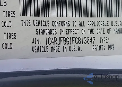 2015 Jeep Grand Cherokee Limited from USA, damaged, VIN 1C4RJFBG1FC813047